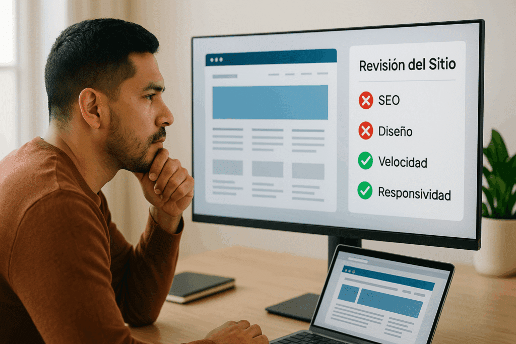 Checklist para revisar pagina web