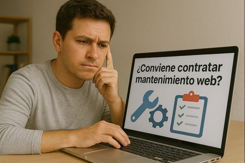 Conviene contratar mantenimiento web