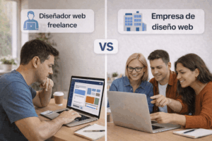 Diseñador web freelance o empresa de diseño web