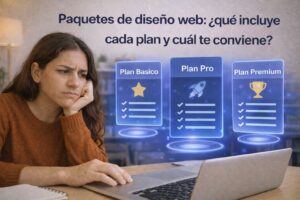 Paquetes de diseño web ¿qué incluye cada plan y cuál te conviene