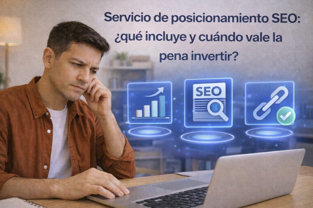 Servicio de posicionamiento SEO ¿qué incluye y cuándo vale la pena invertir